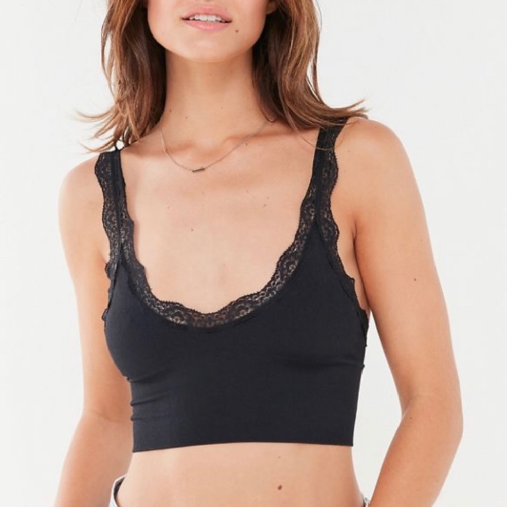 UO out from under Gigi lace trim bra top